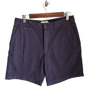 Taylor Stitch Shorts Men's Size 31 Blue Organic Cotton Short